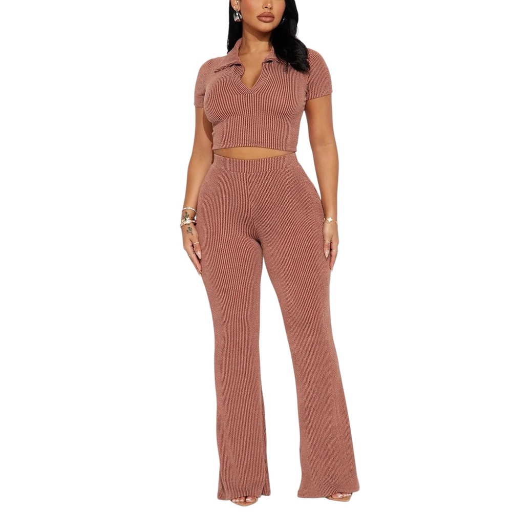Ribbed Pant Set | Fashion Nova
